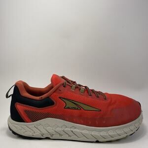 Altra Outroad 2 Trail Running Shoes Mens Size 13 Orange Athletic Low Sneakers